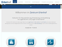 Tablet Screenshot of erlenhof-jugendheim.ch